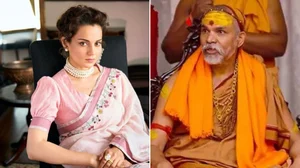 Kangana Ranaut and Shankaracharya of Jyotirmath 